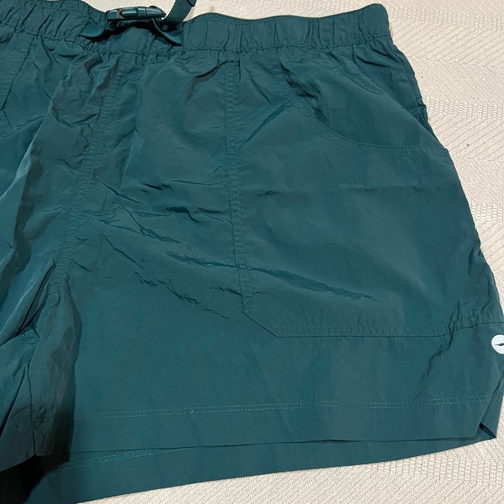 Avia Teal Rain Belted Hike Short XL 16-18 Moisture Wicking Pockets Nylon - Picture 4 of 6